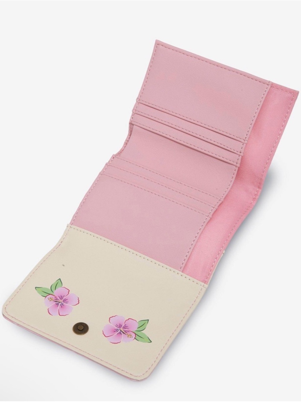 Loungefly Pink Stitch & Angel Mini Wallet - Picture 3 of 4